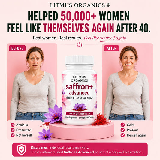 Litmus Organics - Saffron Advanced — Natural Mood & Anxiety Relief