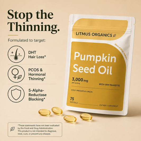 Litmus Organics - Pumpkin Seed Oil Complex - Thinning Hair Formula